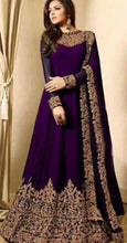Load image into Gallery viewer, Chiffon embroidery Indian Maxi available on 4 colour