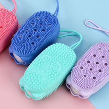 Load image into Gallery viewer, Household Bear Silicone Scrubbing Bath Brush