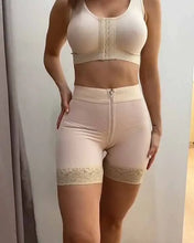Load image into Gallery viewer, Internal Hooks Firm Compression Zipper Butt Lift Peahcy Shaper Shorts