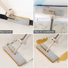 Load image into Gallery viewer, Double Sided Lazy Mop Easy Self Wringing Flat Mop 360 Degree Spin Floor Cleaning Mop