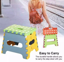 Load image into Gallery viewer, Multi Purpose Portable Folding Stool For Kids Or Adults Lightweight Step Stool Holding stool For camping