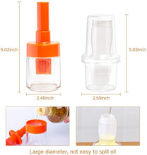Load image into Gallery viewer, Oil Bottle With Silicone Brush Plastic Sauce Brush Sauce Distributor BBQ Oil Brush