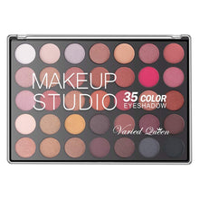 Load image into Gallery viewer, Varied Queen Color Makeup Eye Shadow Dish Makeup Brown Matte Pearl Light Portable 35 Colors