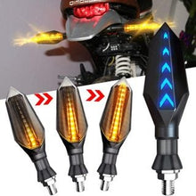 Load image into Gallery viewer, Bike Motorcycle indicator Running Arrow DRL Light AUDI STYLE