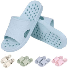 Load image into Gallery viewer, Shevalues Shower Shoes for Women Quick Drying Pool Slides Beach Sandals with Drain Holes