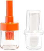 Load image into Gallery viewer, Oil Bottle With Silicone Brush Plastic Sauce Brush Sauce Distributor BBQ Oil Brush