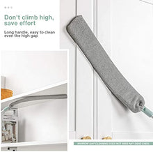 Load image into Gallery viewer, Microfiber Duster,Adjustable Bedside Dust Brush Long Handle Mop