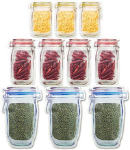 Load image into Gallery viewer, 3 PCS Mason Bag Jar Zipper Bags Food Storage/Reusable