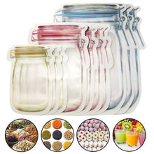 Load image into Gallery viewer, 3 PCS Mason Bag Jar Zipper Bags Food Storage/Reusable