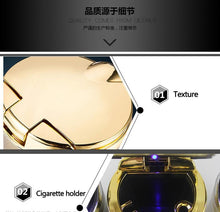 Load image into Gallery viewer, Universal Car Ashtray With Led Lights With Cover Creative Personality