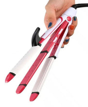 Load image into Gallery viewer, 3 in 1 Curler Straightener and Crimper