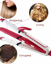 Load image into Gallery viewer, 3 in 1 Curler Straightener and Crimper
