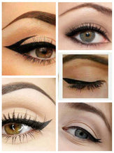 Load image into Gallery viewer, Cat Style Eyeliner Stencil (10 styles - 2 Stencils)