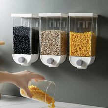 Load image into Gallery viewer, Kitchen Food Storage Container Cereal Dispenser Oatmeal Wall Mounted