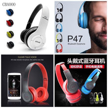 Load image into Gallery viewer, Bluetooth Over-Ear Fordable Headset With Microphone