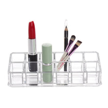 Load image into Gallery viewer, 12 Hole Slots Acrylic Cosmetic Lipstick Organizer