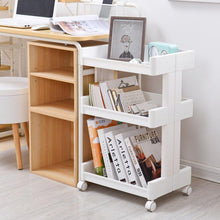 Load image into Gallery viewer, Multifloor 3 Layer Landing Rack With Wheels Storage Cart