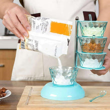 Load image into Gallery viewer, 4 Pcs Spice Tower Cruet Set