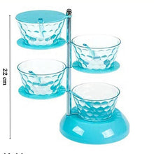 Load image into Gallery viewer, 4 Pcs Spice Tower Cruet Set