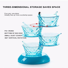 Load image into Gallery viewer, 4 Pcs Spice Tower Cruet Set