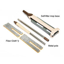 Load image into Gallery viewer, Double Sided Lazy Mop Easy Self Wringing Flat Mop 360 Degree Spin Floor Cleaning Mop