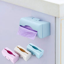 Load image into Gallery viewer, Wall Mounted Trash Garbage Bag Container Holder Plastic Storage Box Dispenser
