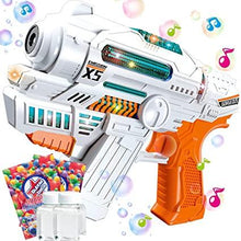 Load image into Gallery viewer, Automatic Gatling Bubble Toy for Kids with Light &amp; Music.