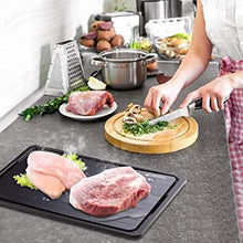 Load image into Gallery viewer, Fast Defrosting Tray Thaw Frozen Food.