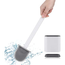 Load image into Gallery viewer, Toilet Silicone Brush and Holder Set for Bathroom