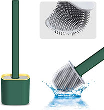 Load image into Gallery viewer, Toilet Silicone Brush and Holder Set for Bathroom