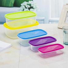 Load image into Gallery viewer, Set of 7 - Rainbow Plastic Containers - Multicolors