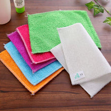 Load image into Gallery viewer, Pack of 4 - Microfiber Cleaning Clothes 12 x 12 Inch - Multicolor