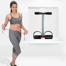 Load image into Gallery viewer, Abdominal Tummy Trimmer Weight Reducer Mono Spring Machine – Black &amp; Silver