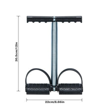 Load image into Gallery viewer, Abdominal Tummy Trimmer Weight Reducer Mono Spring Machine – Black &amp; Silver
