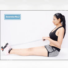 Load image into Gallery viewer, Abdominal Tummy Trimmer Weight Reducer Mono Spring Machine – Black &amp; Silver