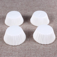 Load image into Gallery viewer, 100 Pcs Paper Cupcake Liner - White