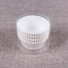 Load image into Gallery viewer, 100 Pcs Paper Cupcake Liner - White