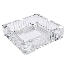 Load image into Gallery viewer, Glass Ashtray Square Crystal Heavy Smoke for Cigar Cigarettes