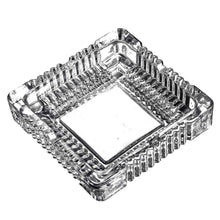 Load image into Gallery viewer, Glass Ashtray Square Crystal Heavy Smoke for Cigar Cigarettes