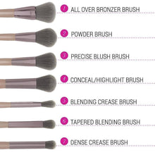 Load image into Gallery viewer, BH cosmetics lavish elegance 15 brush set with cosmetic bag