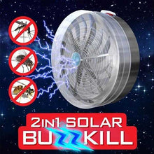Load image into Gallery viewer, 2IN1 MOSQUITO INSECT SOLAR BUZZ KILL ZAPPER KILLER
