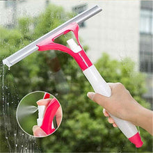 Load image into Gallery viewer, Window cleaner Rubber Blade Water Sprayer Wiper Cleaning Tool