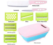 Load image into Gallery viewer, 9 In 1 Multi-Functional Vegetable With Basket And Cutting Board