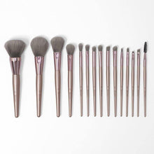 Load image into Gallery viewer, BH cosmetics lavish elegance 15 brush set with cosmetic bag