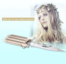 Load image into Gallery viewer, Threefold Curling wave Iron