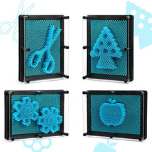 Load image into Gallery viewer, 3D Pin Art Toy, Pin Art Board Pin Art Toy for Kids, Gifts Baby Girl Boy Gifts Fidget Toys(Blue)