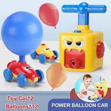 Load image into Gallery viewer, Two-in-one New Power Balloon Car Toy Inertial Power Balloon launcher Education Science Experiment Puzzle Fun Toys for Children