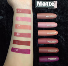 Load image into Gallery viewer, Miss Rose Waterproof Long-Lasting matte lipsticks