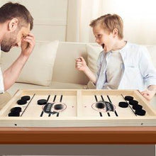 Load image into Gallery viewer, Funny Fast Sling Puck Game Paced SlingPuck Winner Board Family Games Toys Table Desktop Battle 2 in 1 Ice Hockey Game, Funny Classic Battle Board Games