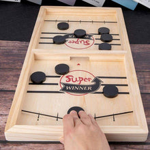 Load image into Gallery viewer, Funny Fast Sling Puck Game Paced SlingPuck Winner Board Family Games Toys Table Desktop Battle 2 in 1 Ice Hockey Game, Funny Classic Battle Board Games